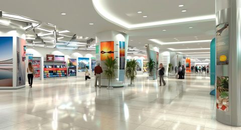 Gestaltung und Atmosphäre für Reisezentren